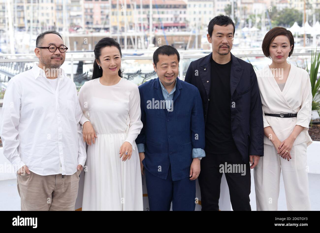 Zhang Yibai, Zhao Tao, Jia Zhang-Ke et Liao Fan assister à l'Ash est un photocall blanc puriste dans le cadre du 71e Festival de Cannes au Palais de Festival, qui fait partie du 71e Festival de Cannes. Banque D'Images