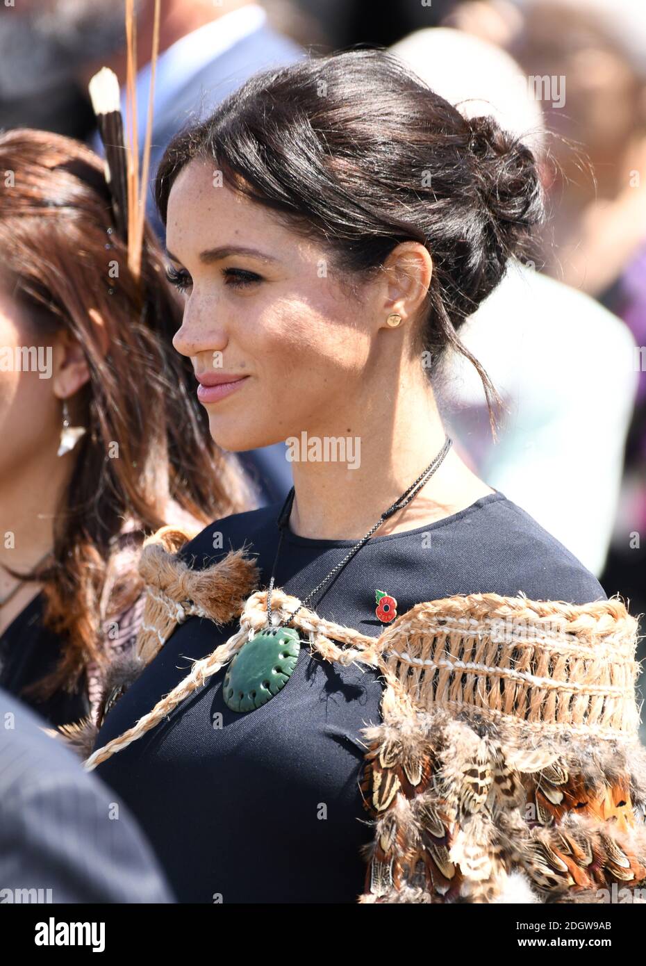 Le prince Harry Duke de Sussex, Meghan Duchesse de Sussex visite te Papaiouru Marae, pour un pophiri formel et déjeuner en leur honneur, te Papaiouru, Ohinemutu. Le quatrième jour de la visite du couple royal de Nouvelle-Zélande. Le crédit photo devrait se lire comme suit : Doug Peters/EMPICS Banque D'Images