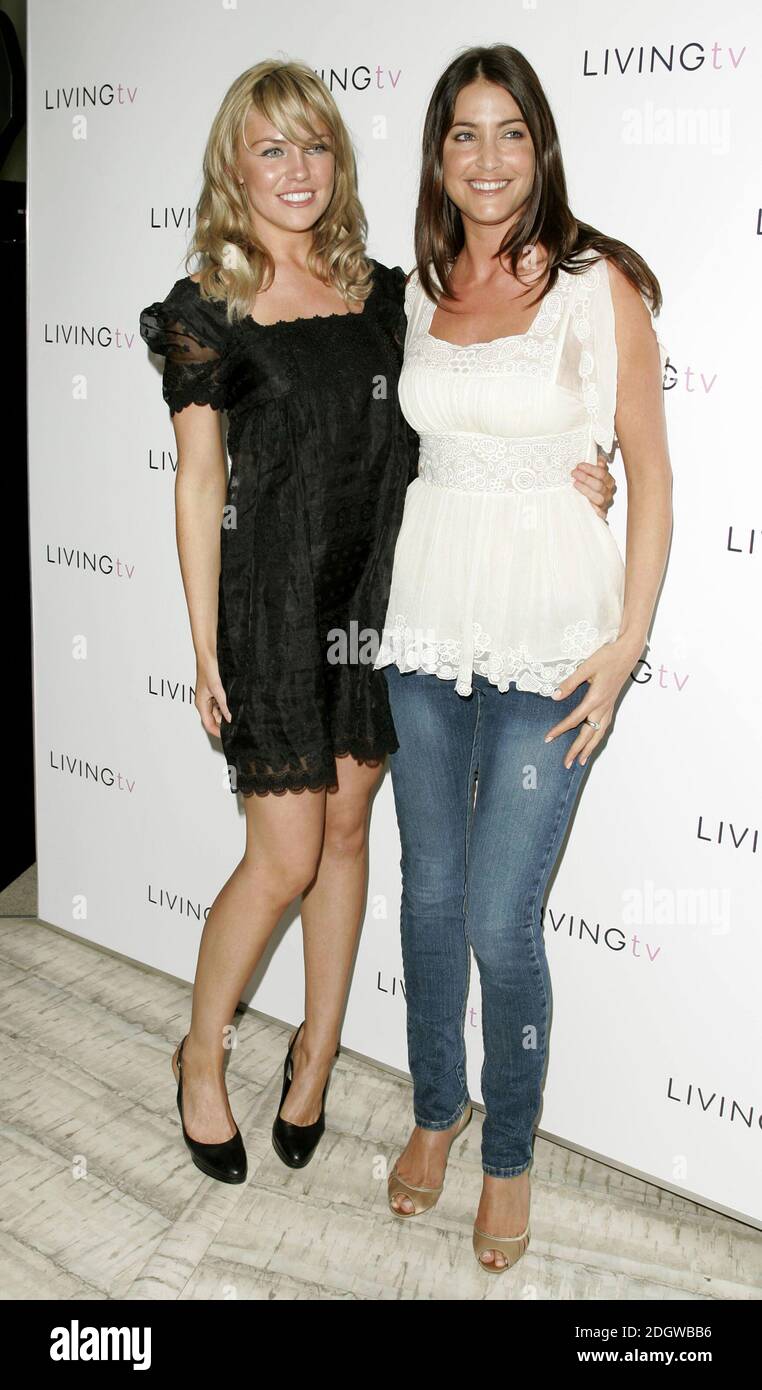 ABI Clancy et Lisa Snowdon assister à la vie TV automne, hiver lancement, Nobu Restaurant, Londres.ÃŠ Banque D'Images