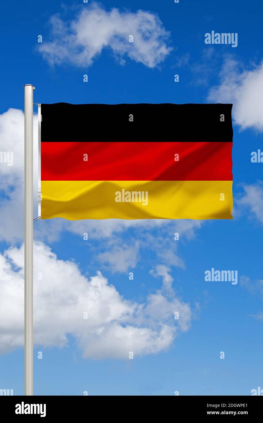 Europa, l'UE, Bundesrepublik Deutschland, Flagge, Nationalflagge