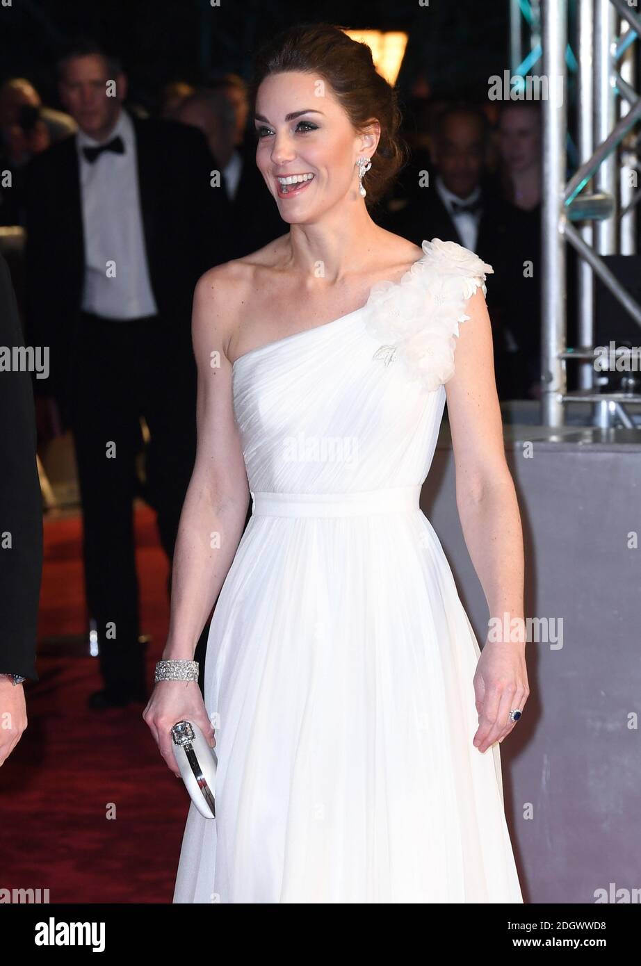 La duchesse de Cambridge à la 72e British Academy film Awards qui s'est tenue au Royal Albert Hall, Kensington Gore, Kensington, Londres. Crédit photo devrait se lire: Doug Peters/EMPICS Banque D'Images