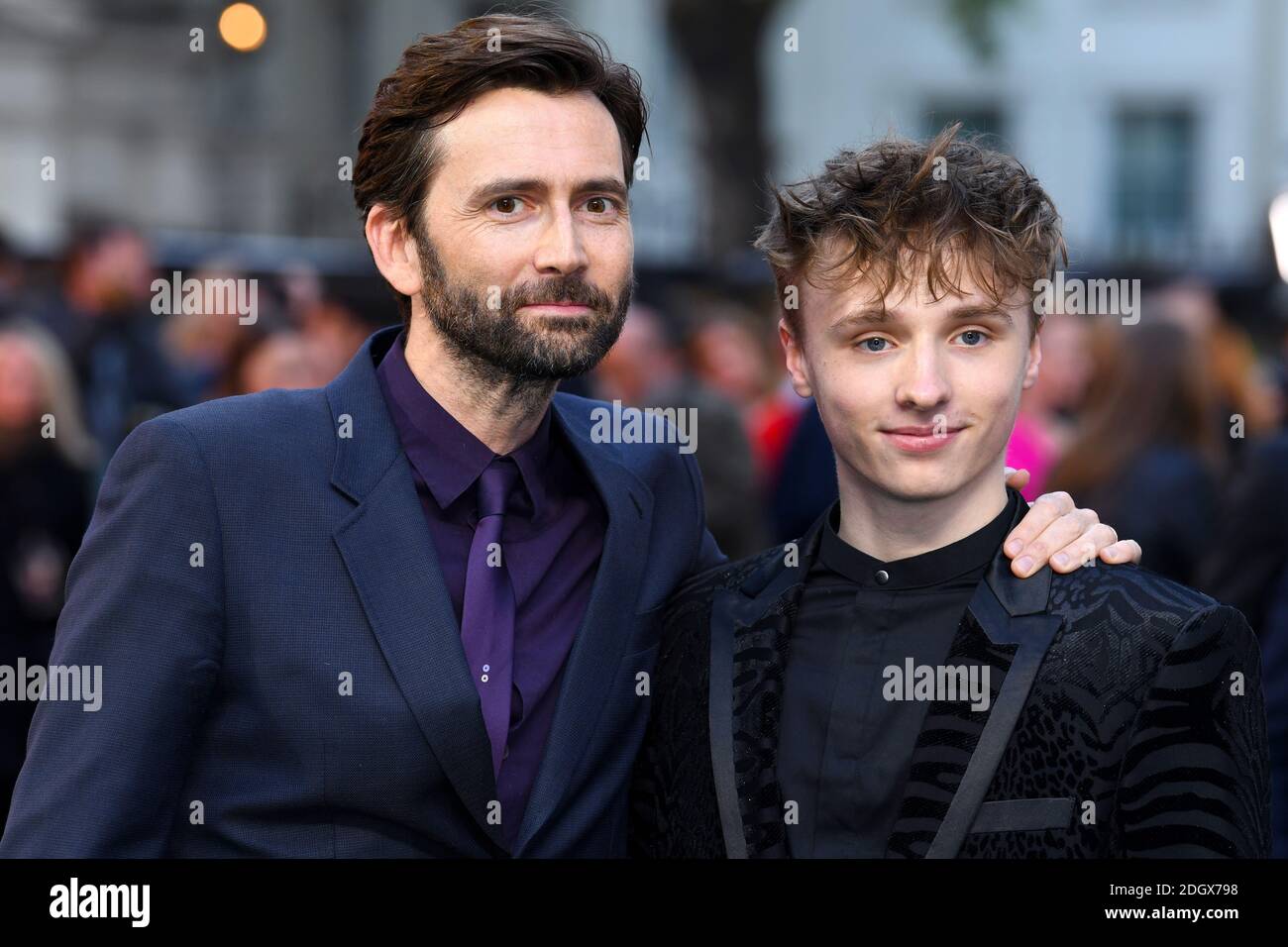 David Tennant et Ty Tennant assistent à la première britannique de Tolkien tenue à Curzon Mayfair, Londres. Crédit photo devrait lire: Doug Peters/EMPICS Banque D'Images