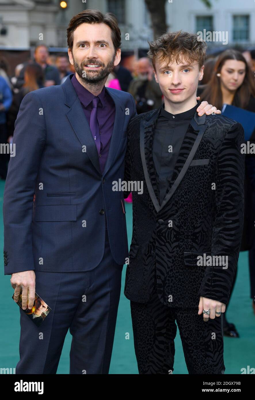 David Tennant et Ty Tennant assistent à la première britannique de Tolkien tenue à Curzon Mayfair, Londres. Crédit photo devrait lire: Doug Peters/EMPICS Banque D'Images