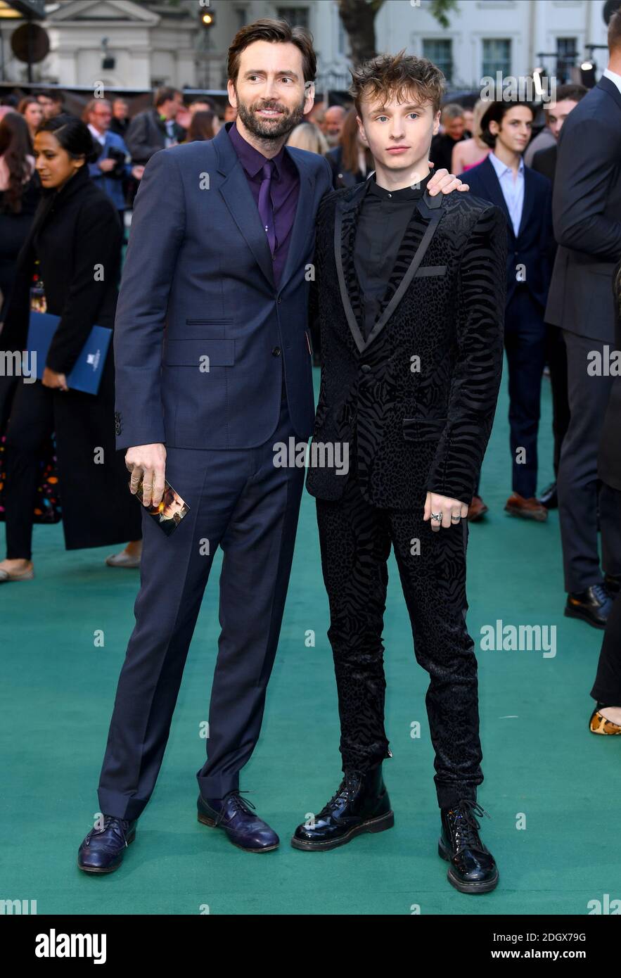 David Tennant et Ty Tennant assistent à la première britannique de Tolkien tenue à Curzon Mayfair, Londres. Crédit photo devrait lire: Doug Peters/EMPICS Banque D'Images