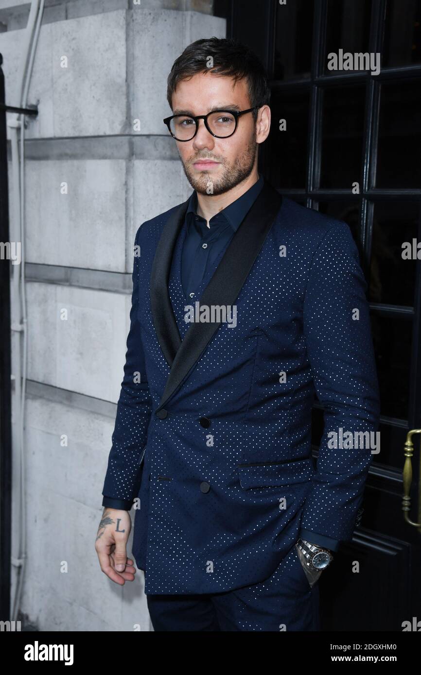 Liam Payne arrive au British GQ dîner privé offert par Dylan Jones et Liam Payne pour célébrer la London Fashion week pour hommes, à Berners Tavern, Londres. Crédit photo devrait lire: Doug Peters/EMPICS Banque D'Images