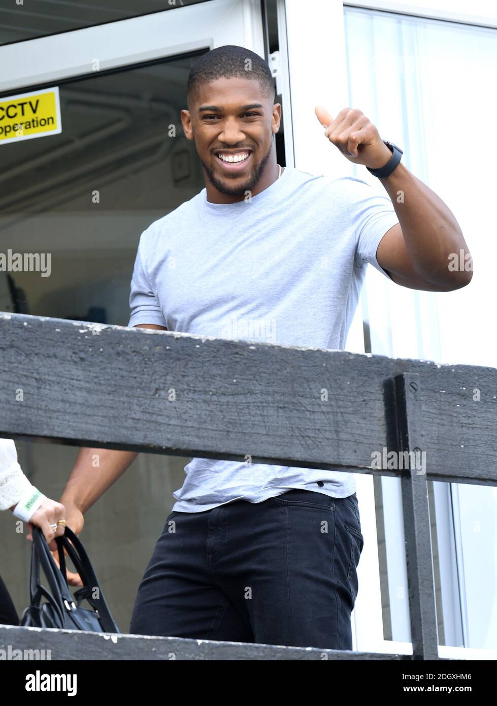 Anthony Joshua assiste au lancement de Made by Sport, une nouvelle campagne réunissant une coalition d'organismes de bienfaisance soutenant les jeunes défavorisés par le sport, au Black Prince Trust à Lambeth, Londres. Crédit photo devrait lire: Doug Peters/EMPICS Banque D'Images