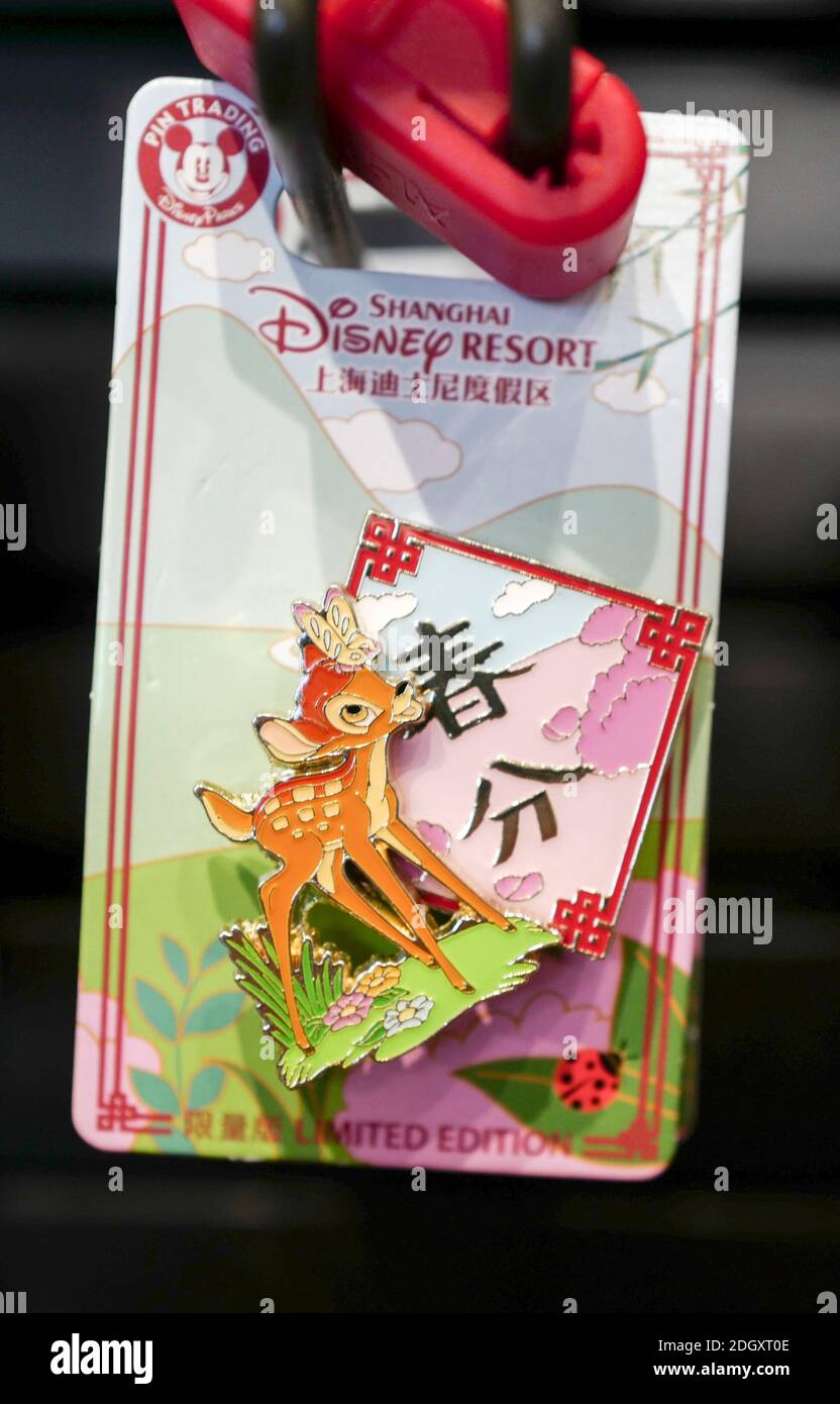 Disney lance des badges avec le thème des vingt-quatre termes solaires et Shanghai, qui est très populaire dans la ville de Shanghai, en Chine, le 1er novembre 2020. Banque D'Images