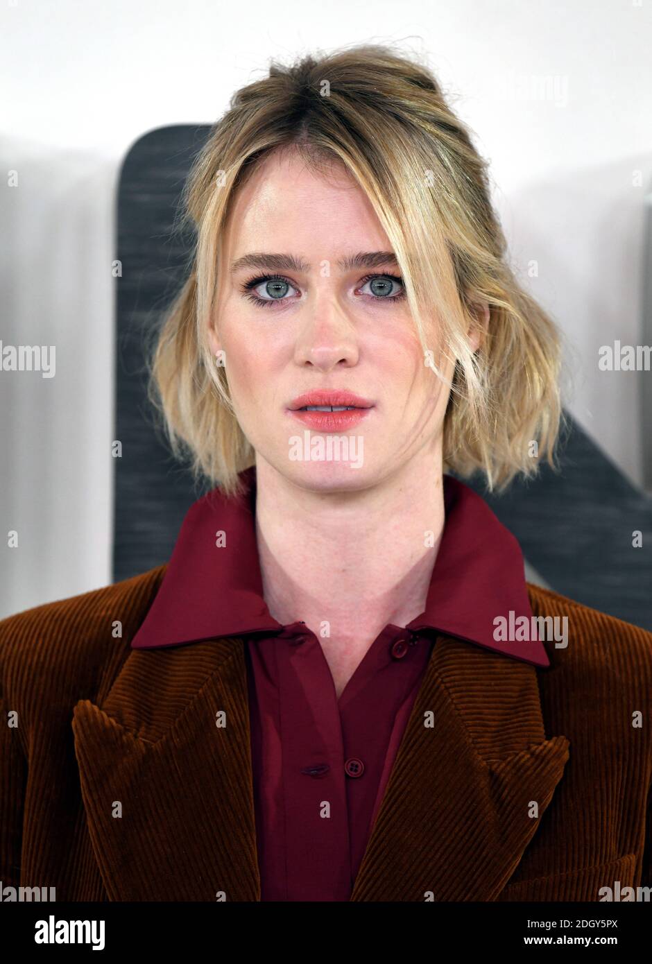 Mackenzie Davis assiste au Terminator : photo Dark Fate à l'hôtel Mandarin Oriental, Londres. Banque D'Images