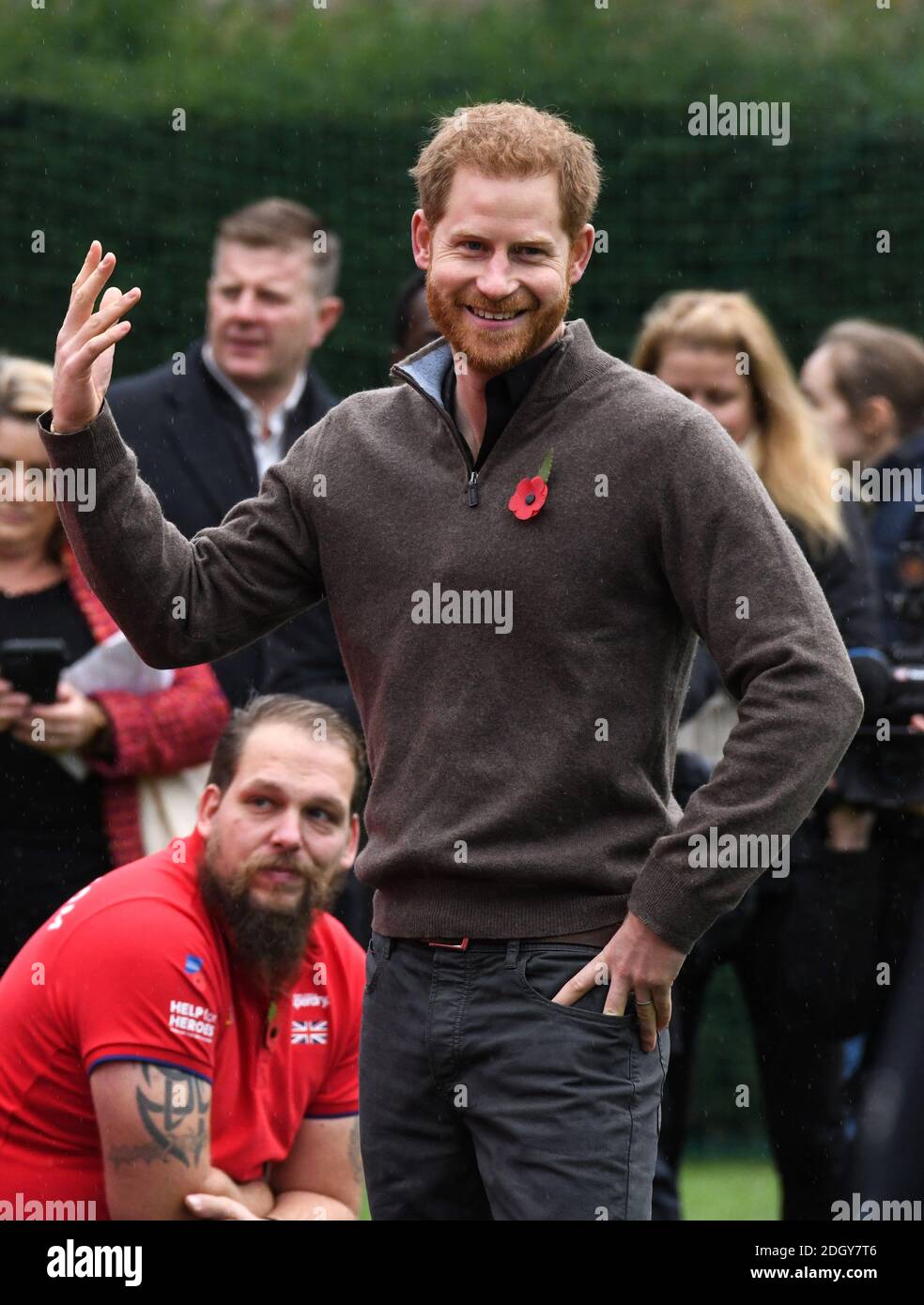 Le duc de Sussex, patron de la Invictus Games Foundation, assiste au lancement de l'équipe choisie pour représenter le Royaume-Uni aux Invictus Games la Haye 2020. Le lancement a eu lieu à l'honorable Artillerie Company à Londres. Le crédit photo devrait se lire comme suit : Doug Peters/EMPICS Banque D'Images