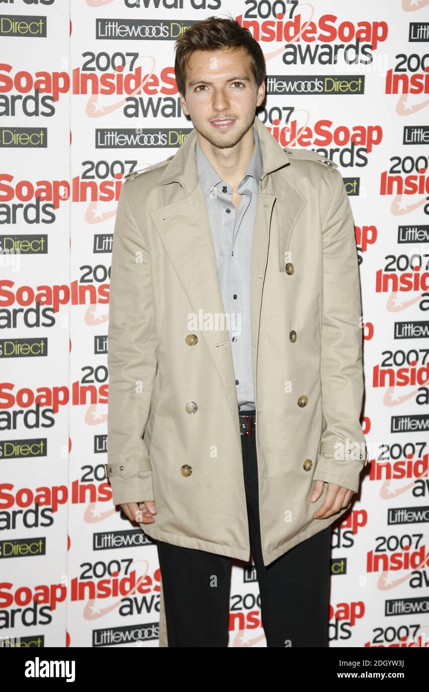 Tom Vaughan arrivant au Inside SOAP Awards 2007, au restaurant Gilgamesh à Camden, Londres. Banque D'Images