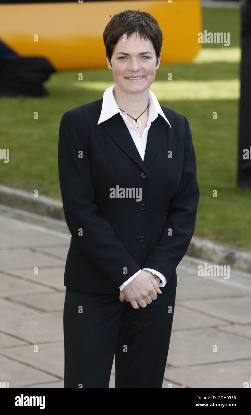 Dame Ellen MacArthur au Old Royal Naval College, Greenwich, Londres. Banque D'Images