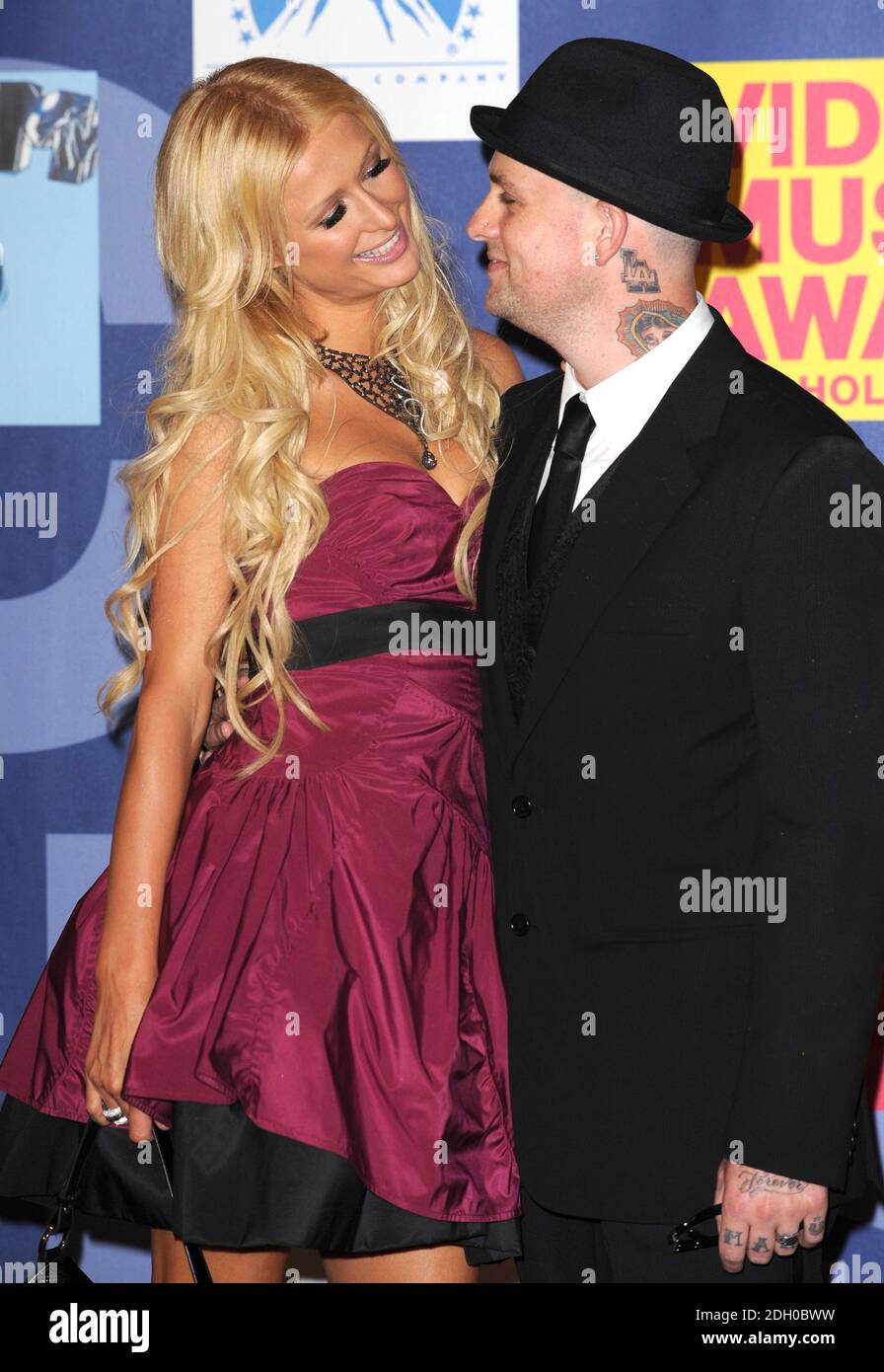 Paris hilton et son petit ami benji madden Banque de photographies et d(02)