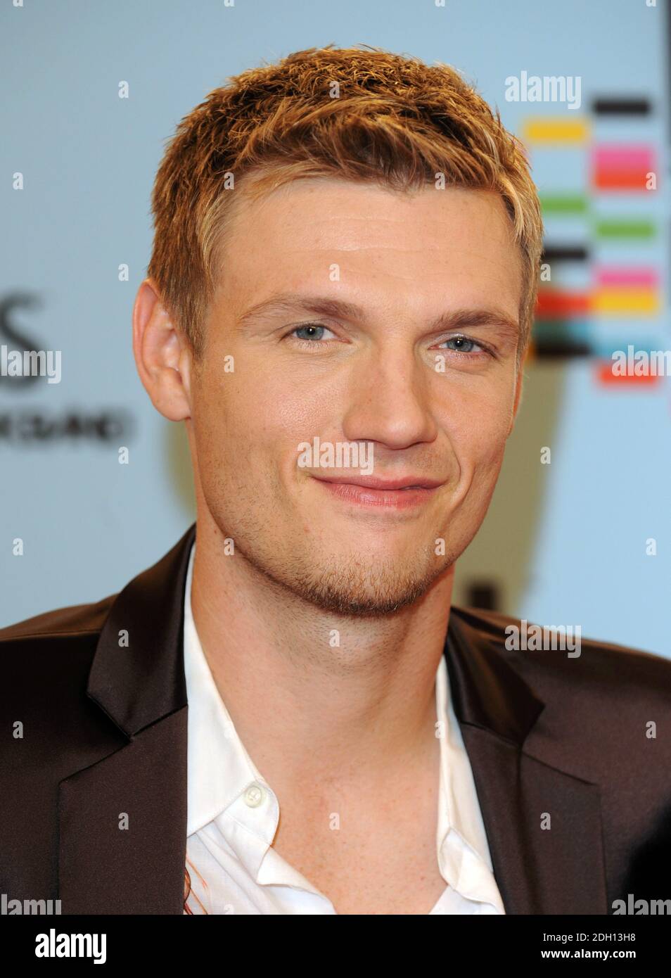 Nick carter des Backstreet Boys arrivant pour les MTV Europe Music Awards 2009 au O2 World à Berlin, en Allemagne. Banque D'Images