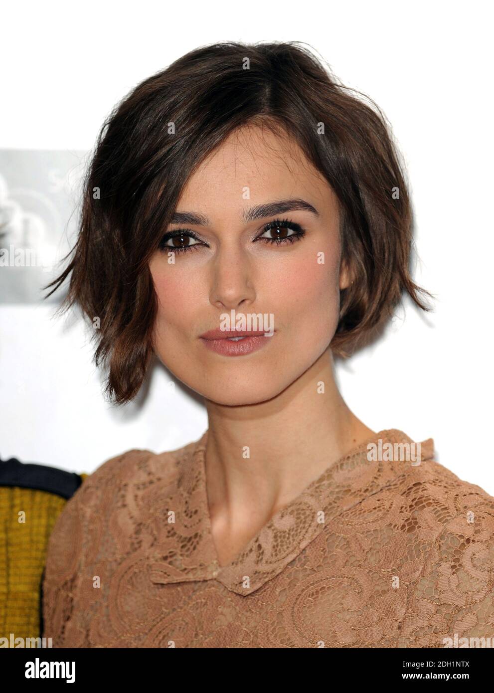 Keira Knightley assiste à un photocall pour le film jamais Laissez-moi aller au cinéma vue, à Londres, dans le cadre du 54e BFI London film Festival. Banque D'Images