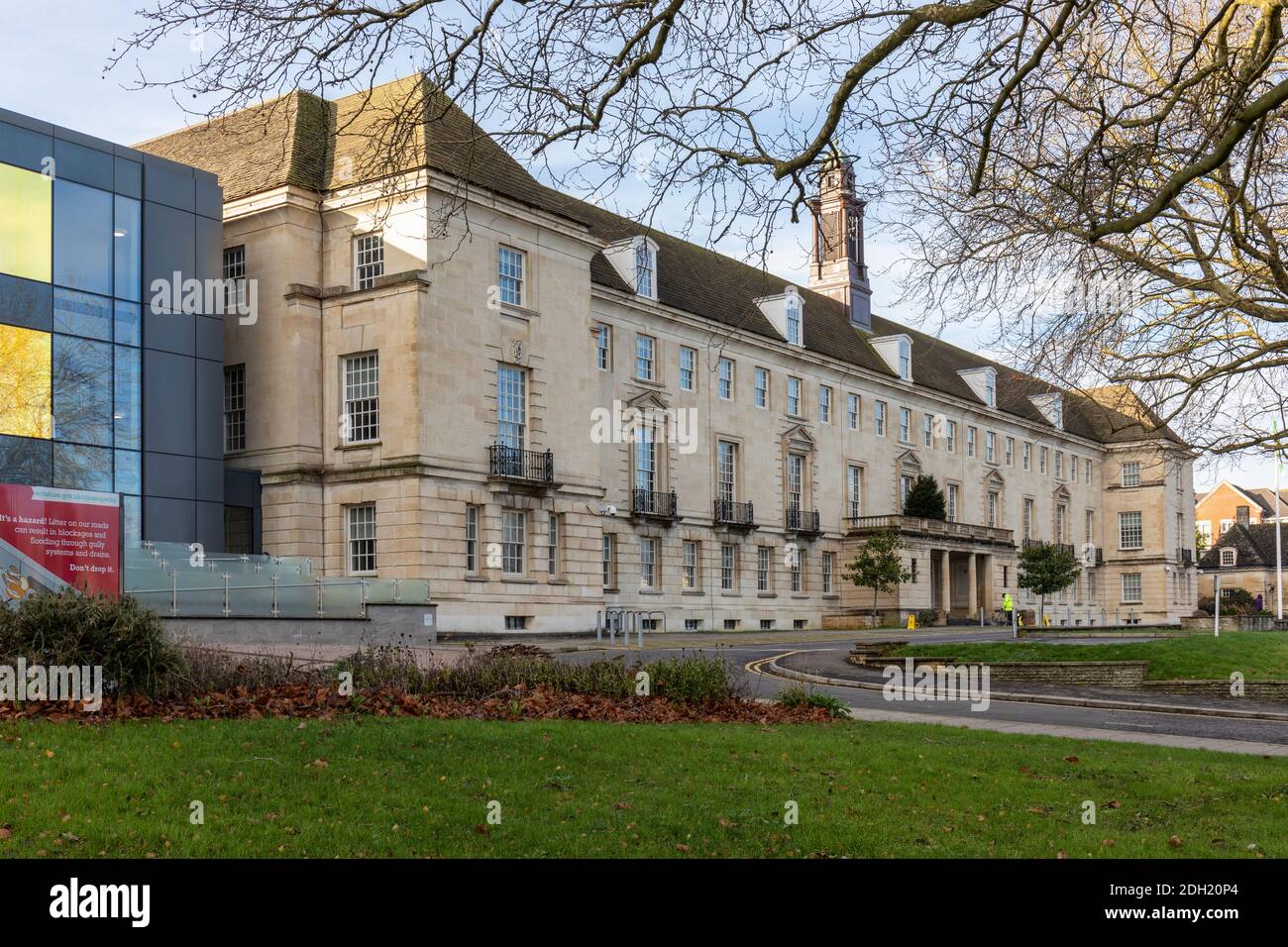 Trowbridge County Hall - Wiltshire County Council, Trowbridge, Wiltshire England, Royaume-Uni Banque D'Images