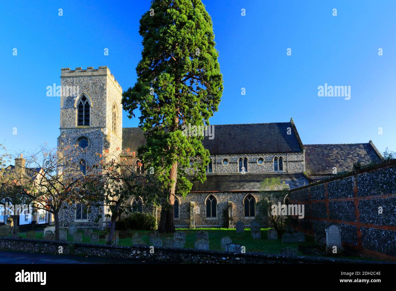 All Saints Church, Newmarket Town, Suffolk, Angleterre, Royaume-Uni Banque D'Images