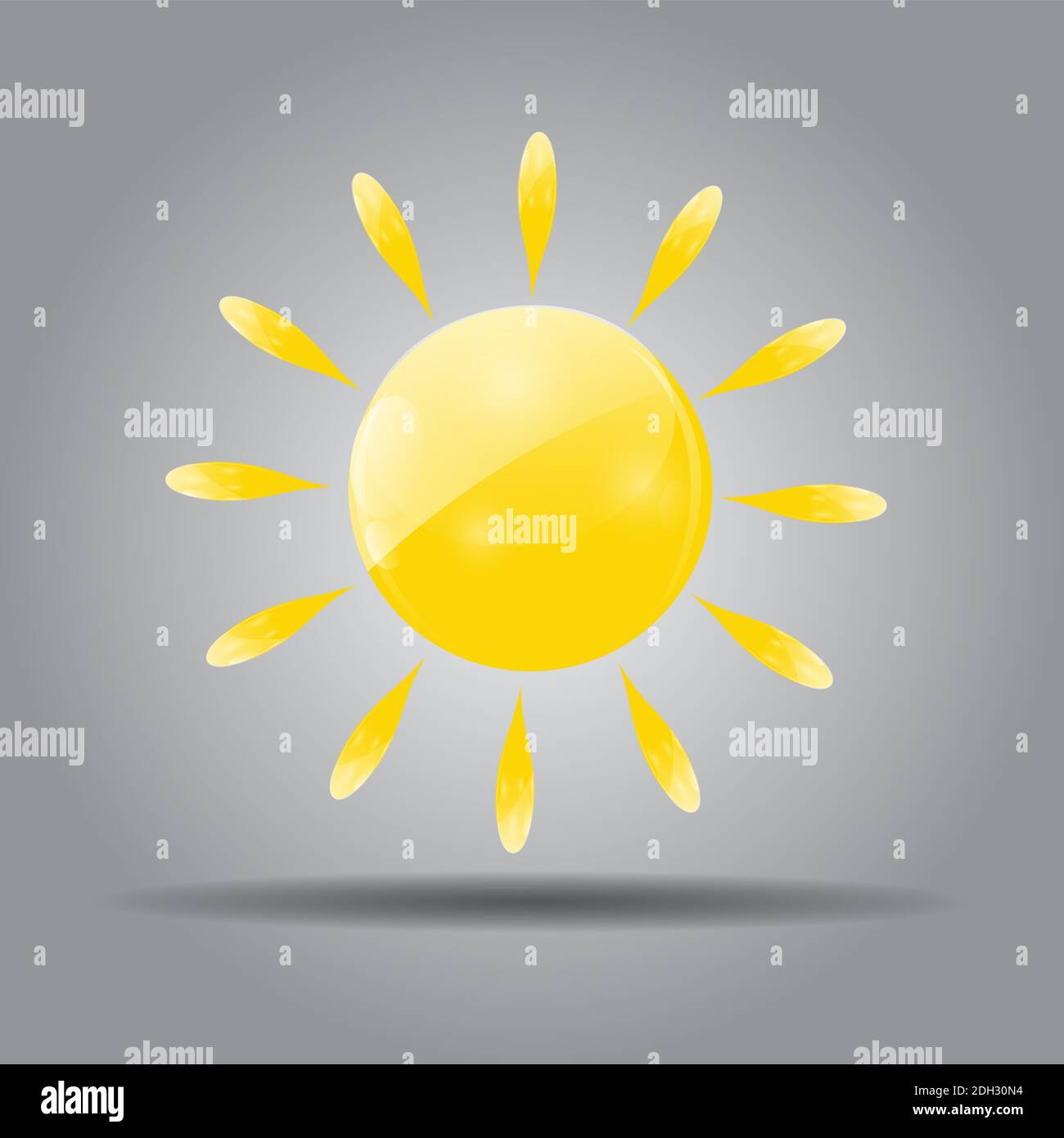 Illustration de l'icône météo pour votre conception. Banque D'Images