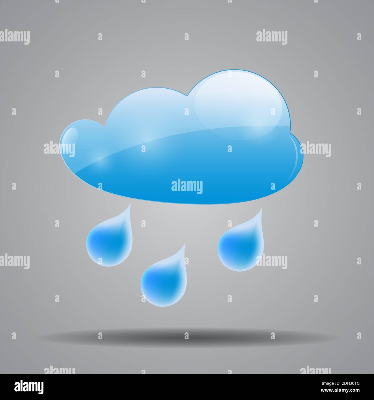 Illustration de l'icône météo pour votre conception. Banque D'Images