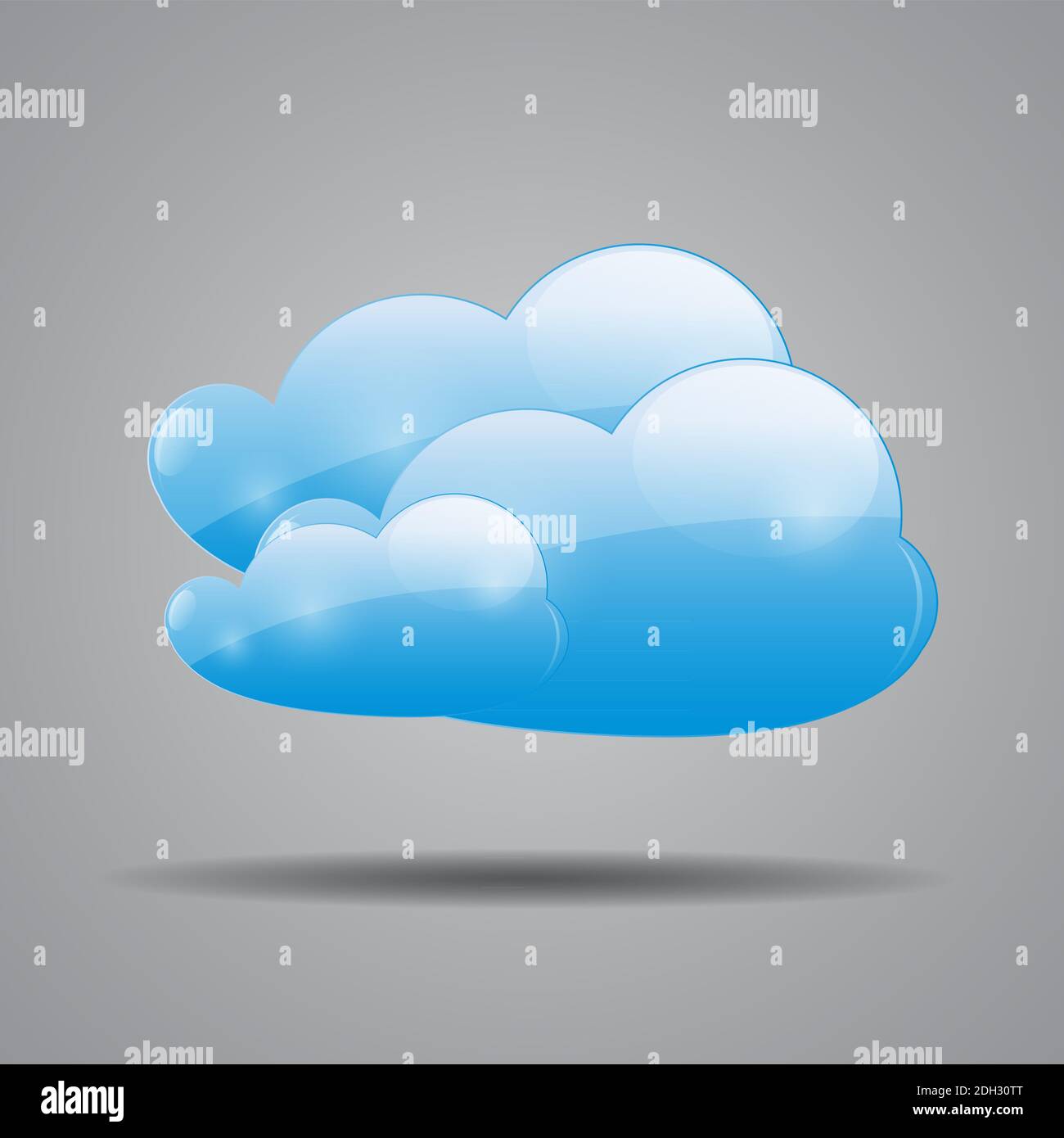 Illustration de l'icône météo pour votre conception. Banque D'Images