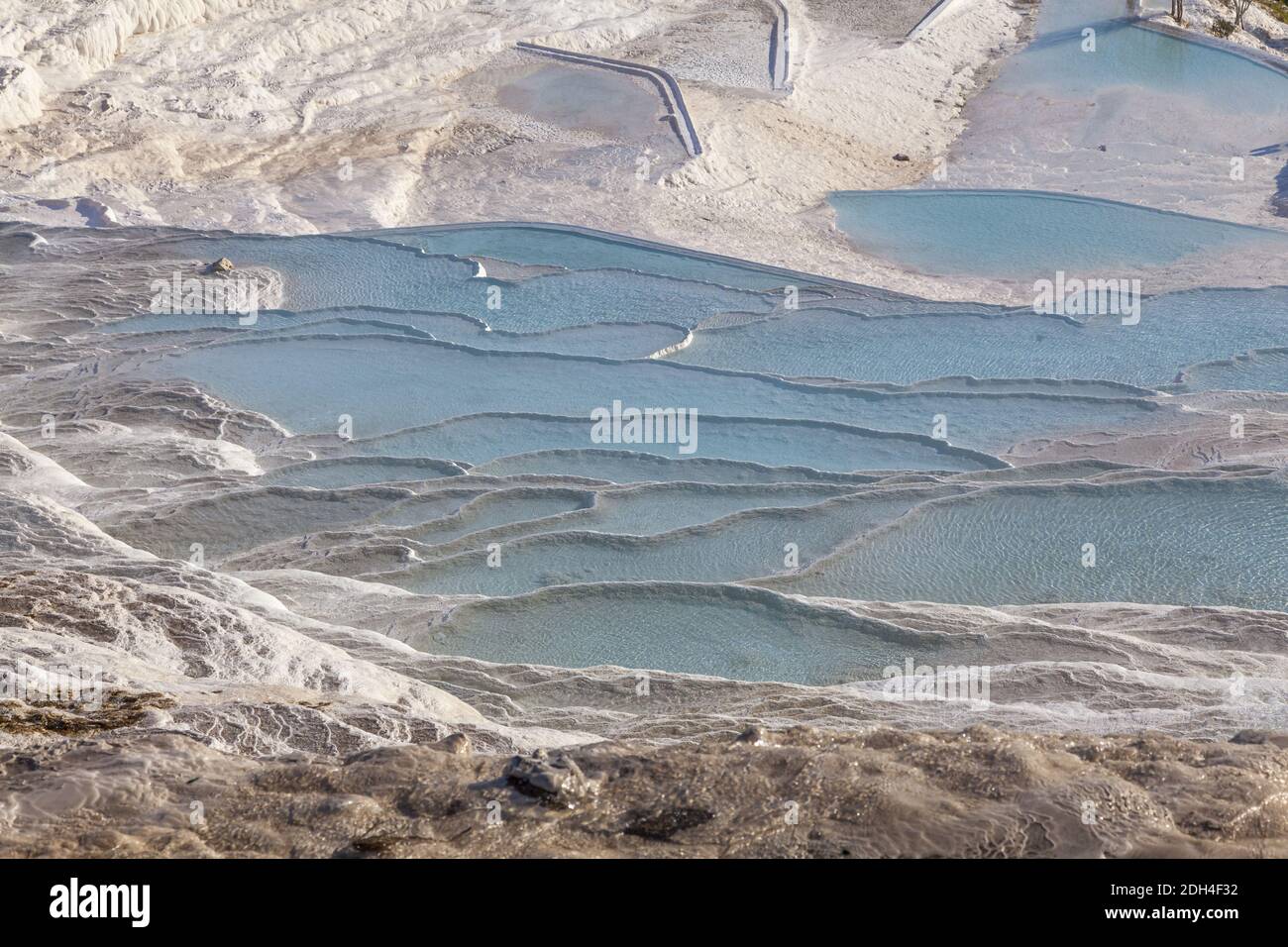 Terrasses en calcaire Pamukkale Banque D'Images