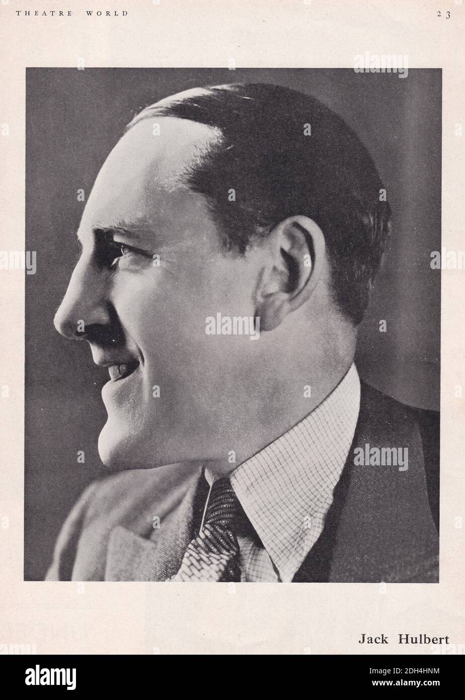 John Norman Hulbert - acteur, réalisateur, scénariste et chanteur britannique. Banque D'Images