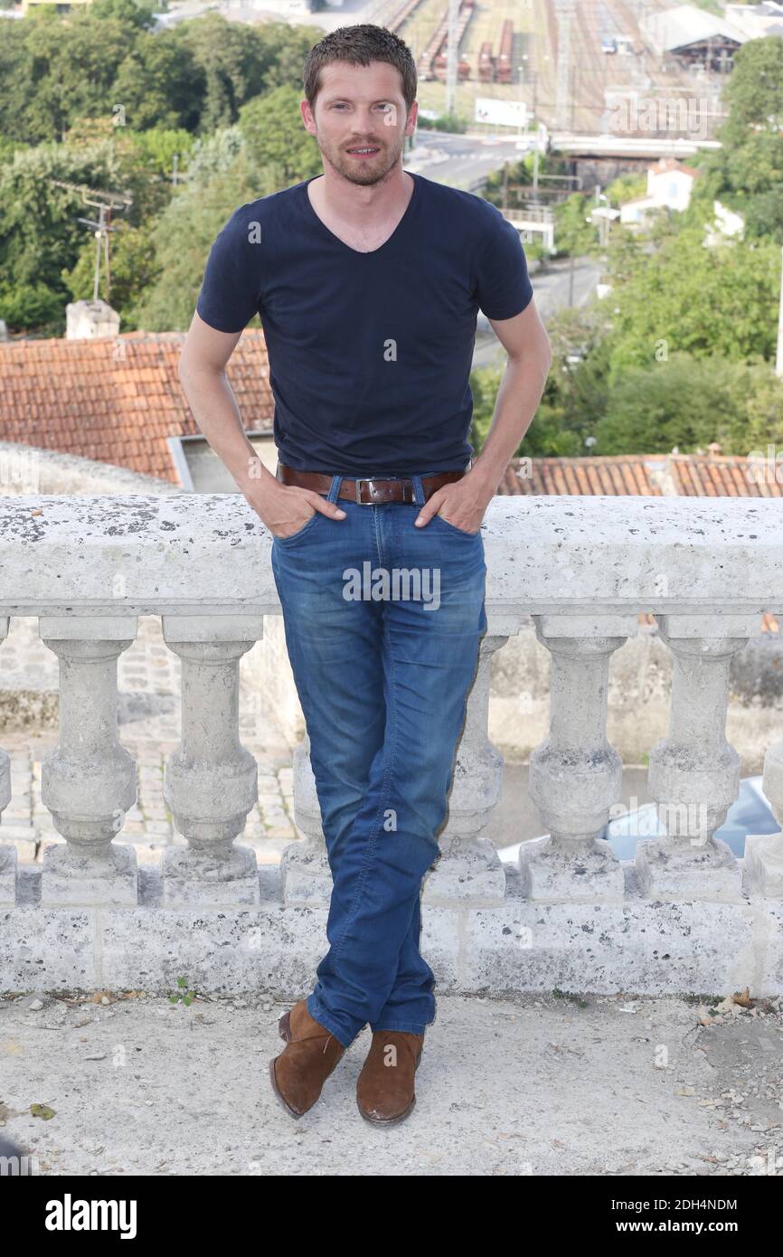 Pierre Deladonchamps vu aux nos anees suit photocall dans le cadre du 10ème Festival du film d'Angoulême à Angoulême, France, le 26 août 2017. Photo de Jerome Domine/ABACAPRESS.COM Banque D'Images