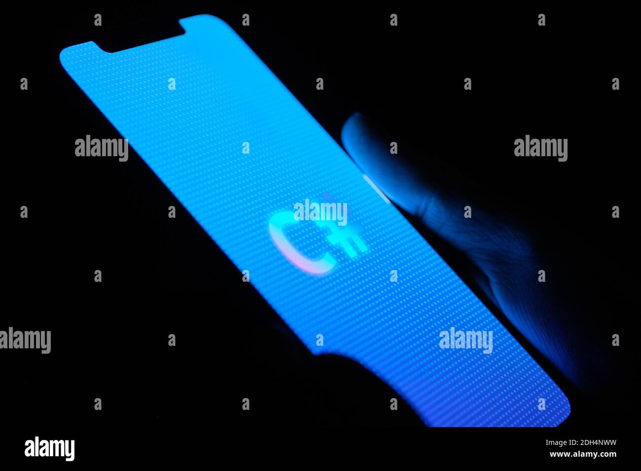 Concept du langage de programmation C Sharp. Banque D'Images
