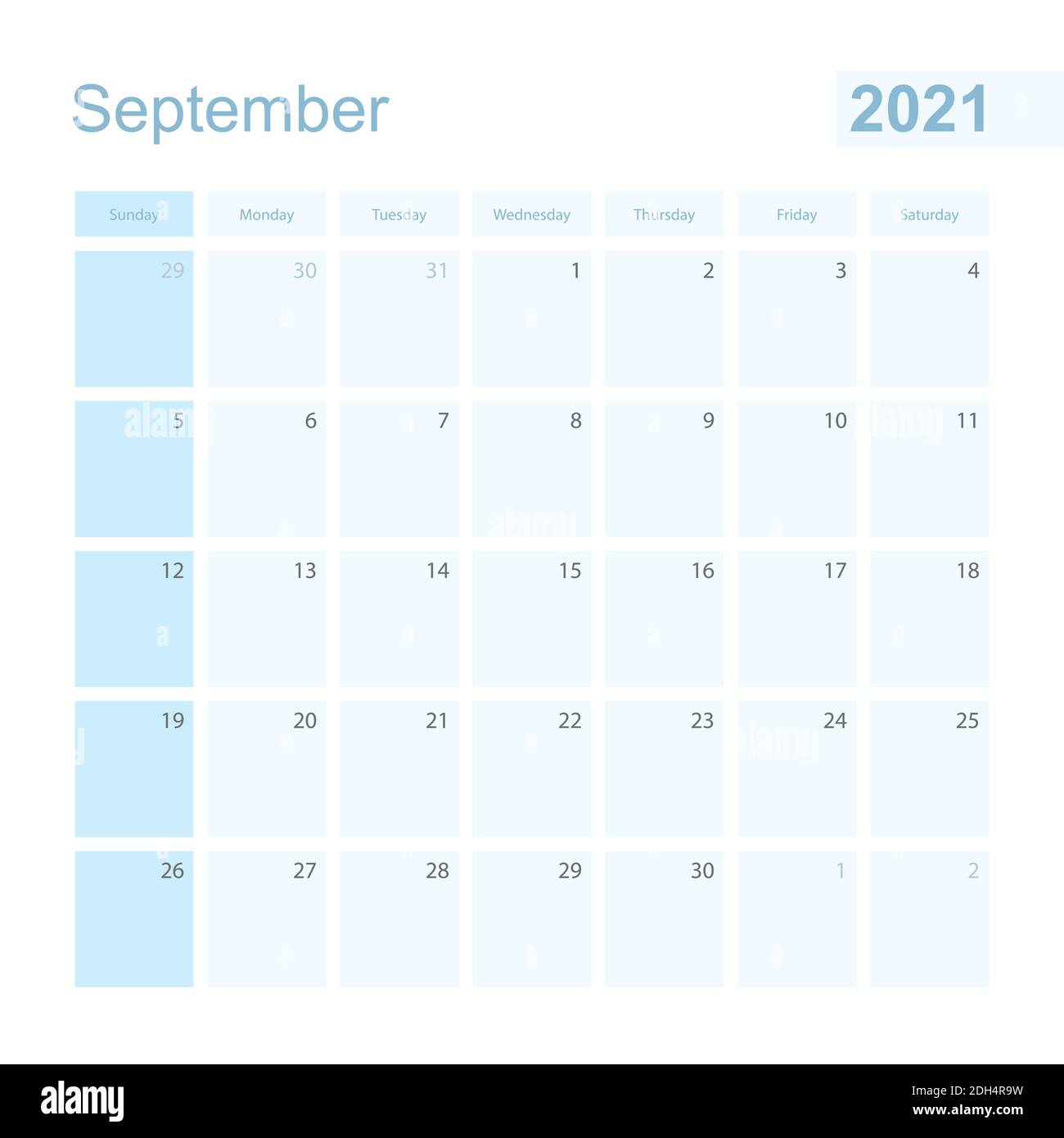 Calendrier scolaire 2020-2021 panneau cartonné multicouleurs