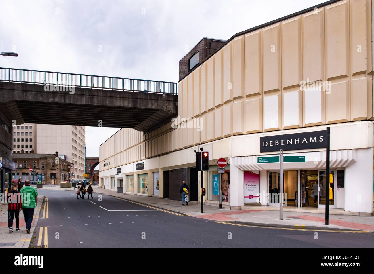 Debenhams Department Store, Stockport Town Center, Greater Manchester, Angleterre, Royaume-Uni Banque D'Images