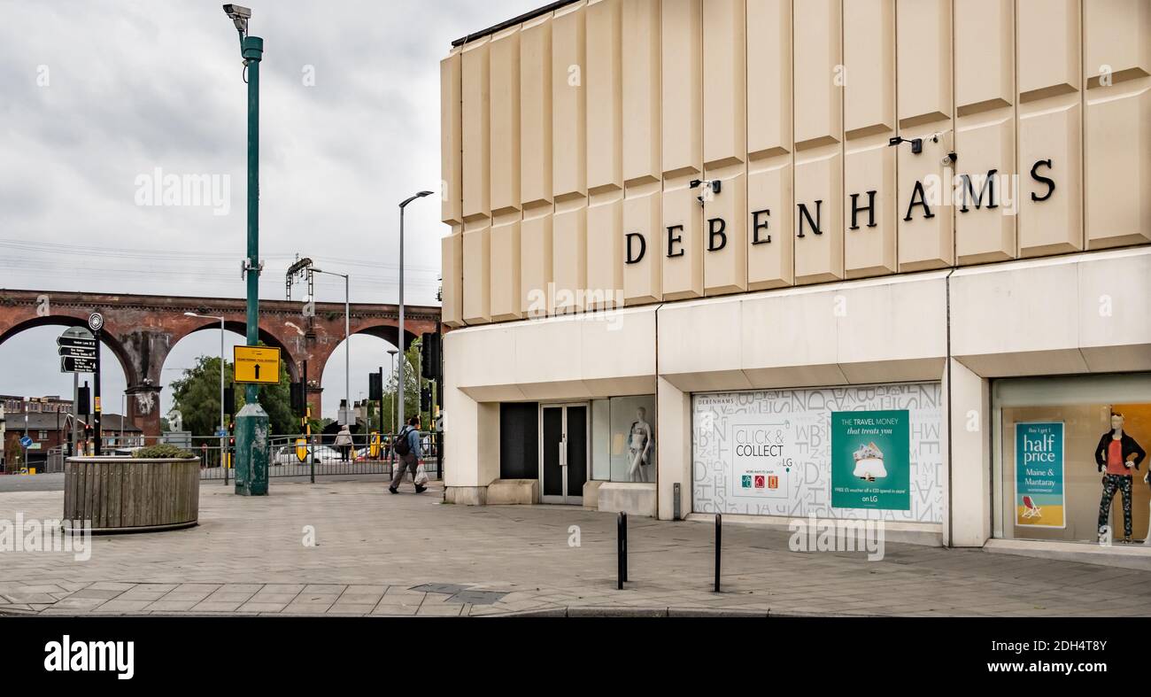 Debenhams Department Store, Stockport Town Center, Greater Manchester, Angleterre, Royaume-Uni Banque D'Images