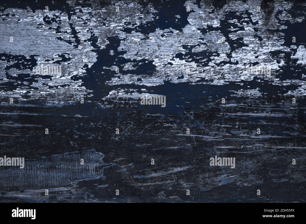 Fond en bois rustique bleu foncé avec effet texturé. Banque D'Images
