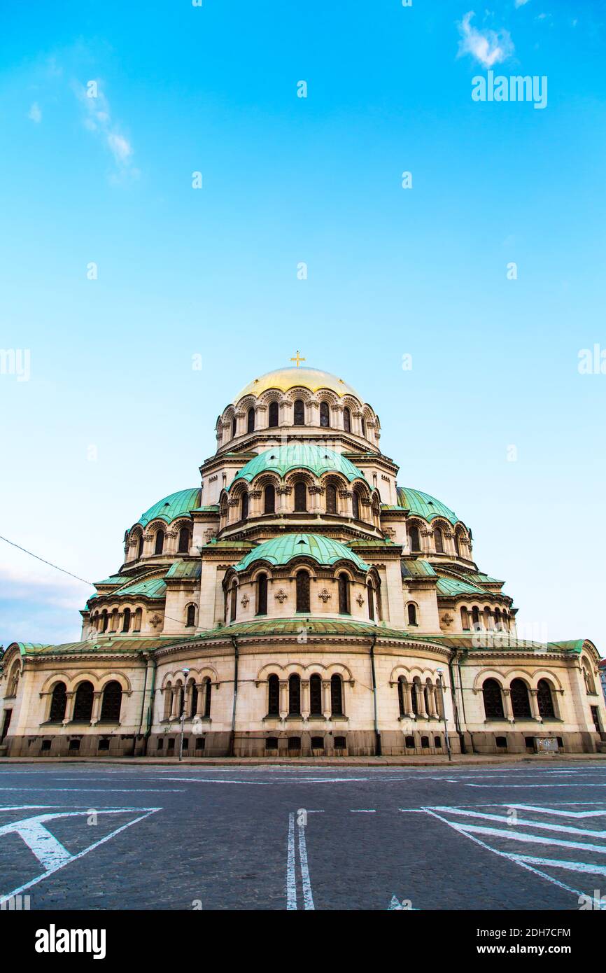 Cathédrale Saint Alexandre Nevski à Sofia, Bulgarie Banque D'Images