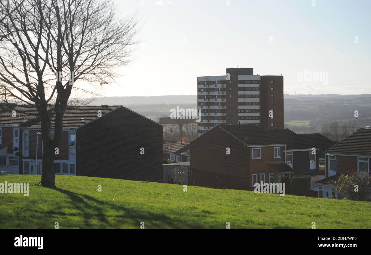 L'Ange du Nord à Gateshead, vendredi 27 novembre 2020. Banque D'Images