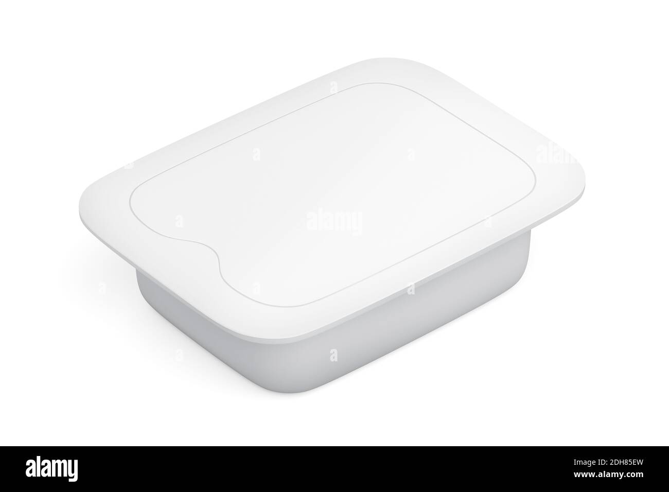 Emballage en carton vierge pour divers types d'aliments Banque D'Images