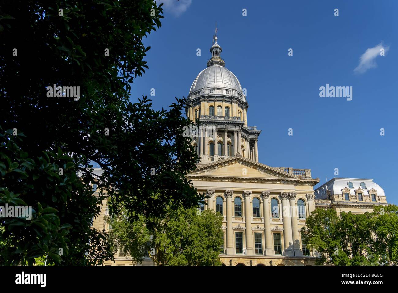 L'Illinois State Capitol Building Banque D'Images