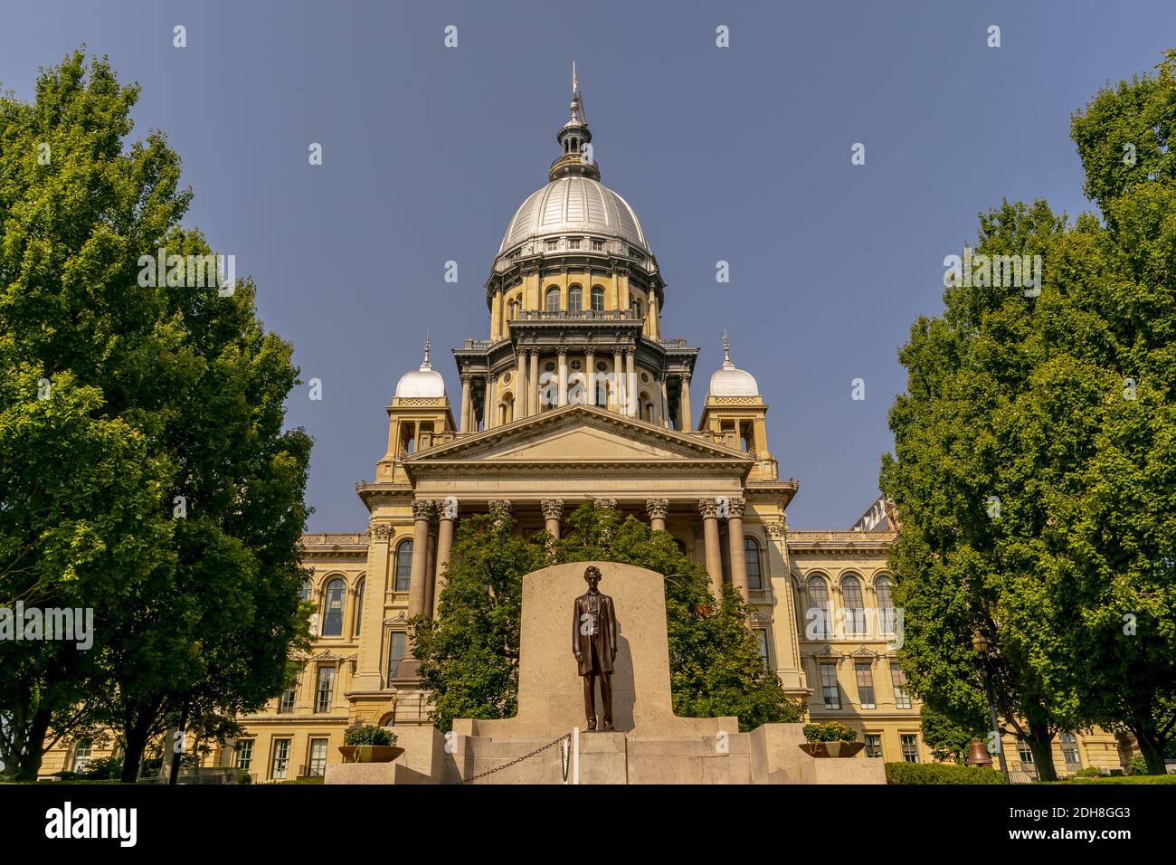 L'Illinois State Capitol Building Banque D'Images