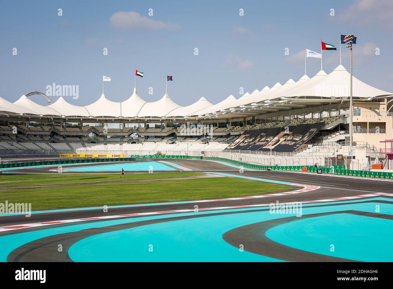 Piste, piste, illustration pendant la Formule 1 Etihad Airways Grand Prix 2020 d'Abu Dhabi, du 11 au 13 décembre 2020 sur le circuit Yas Marina, à Abu Dhabi - photo Antonin Vincent / DPPI / LM Banque D'Images