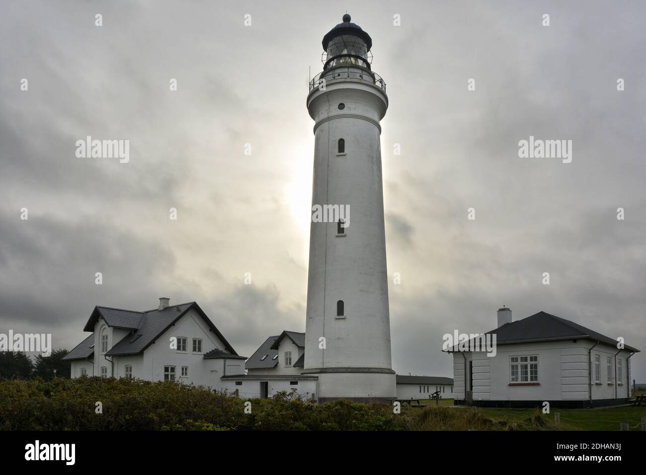 Hirtshals Phare FYR Danemark Banque D'Images