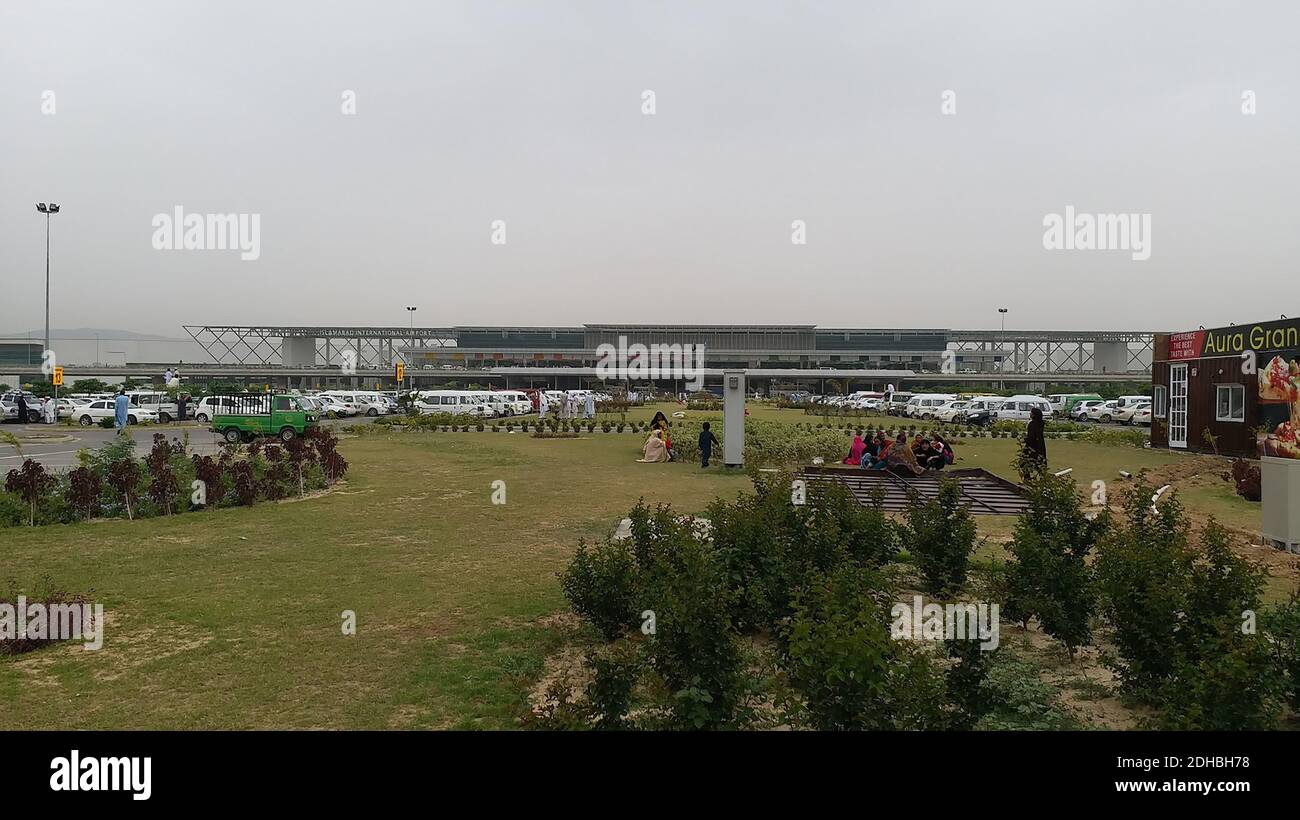 Nouveau terminal de l'aéroport d'Islamabad Banque D'Images