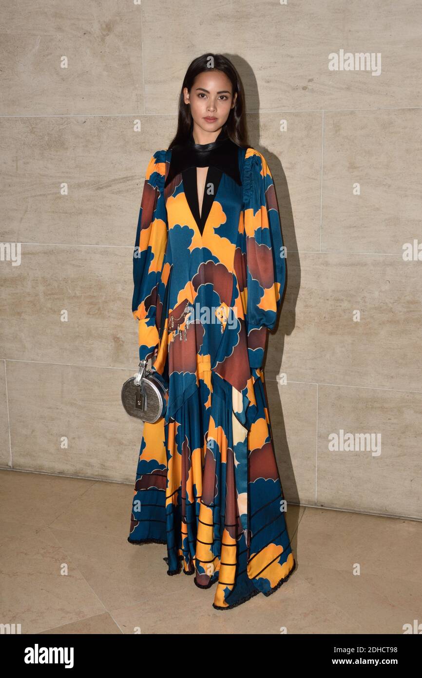 Urassaya Sperbund participe au salon Louis Vuitton dans le cadre de la  semaine de la mode de Paris vêtements pour femmes Printemps/été 2018 à  Paris, France, le 3 octobre 2017. Photo d'Alban