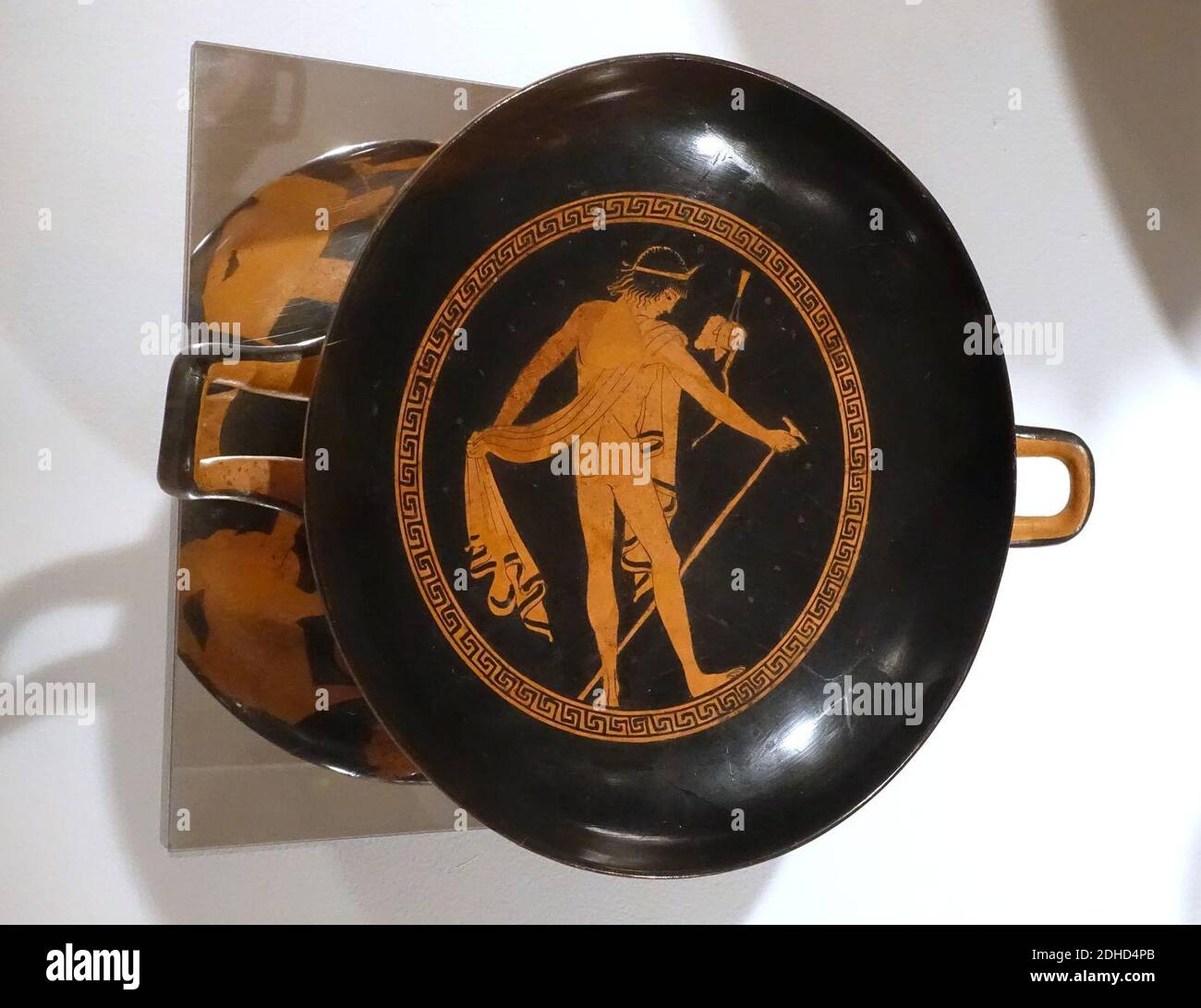 Kylix Avec Athl te Couronn Peintre Antiphon Grec Attique C 485 BC 