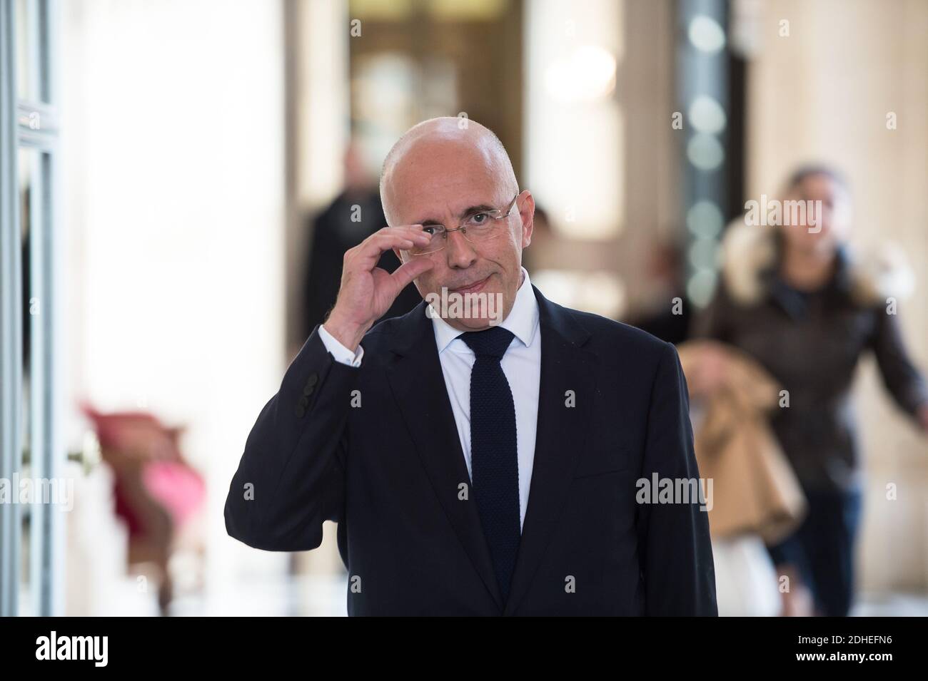 LR membre du Parlement et président du conseil départemental des Alpes-Maritimes Eric Ciotti à l'Assemblée nationale à Paris le 14 novembre 2017. Photo de BLONDT/ABACAPRESS.COM Banque D'Images