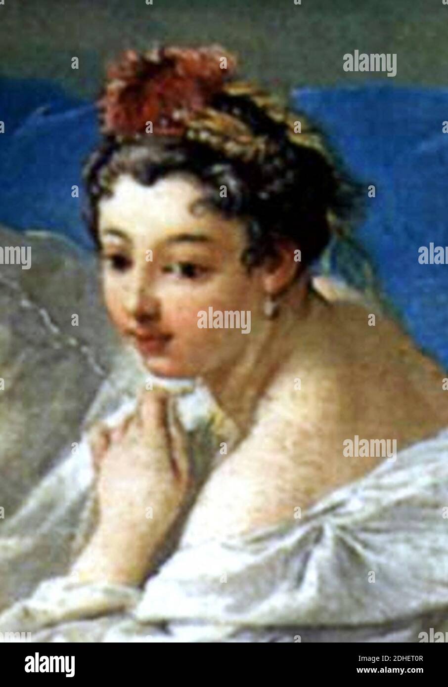 L'Odalisme brune (Boucher). Banque D'Images