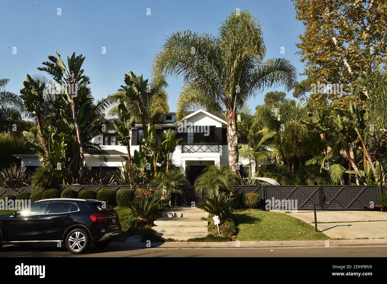 La maison de Los Angeles de l'icône française Johnny Hallyday qui est