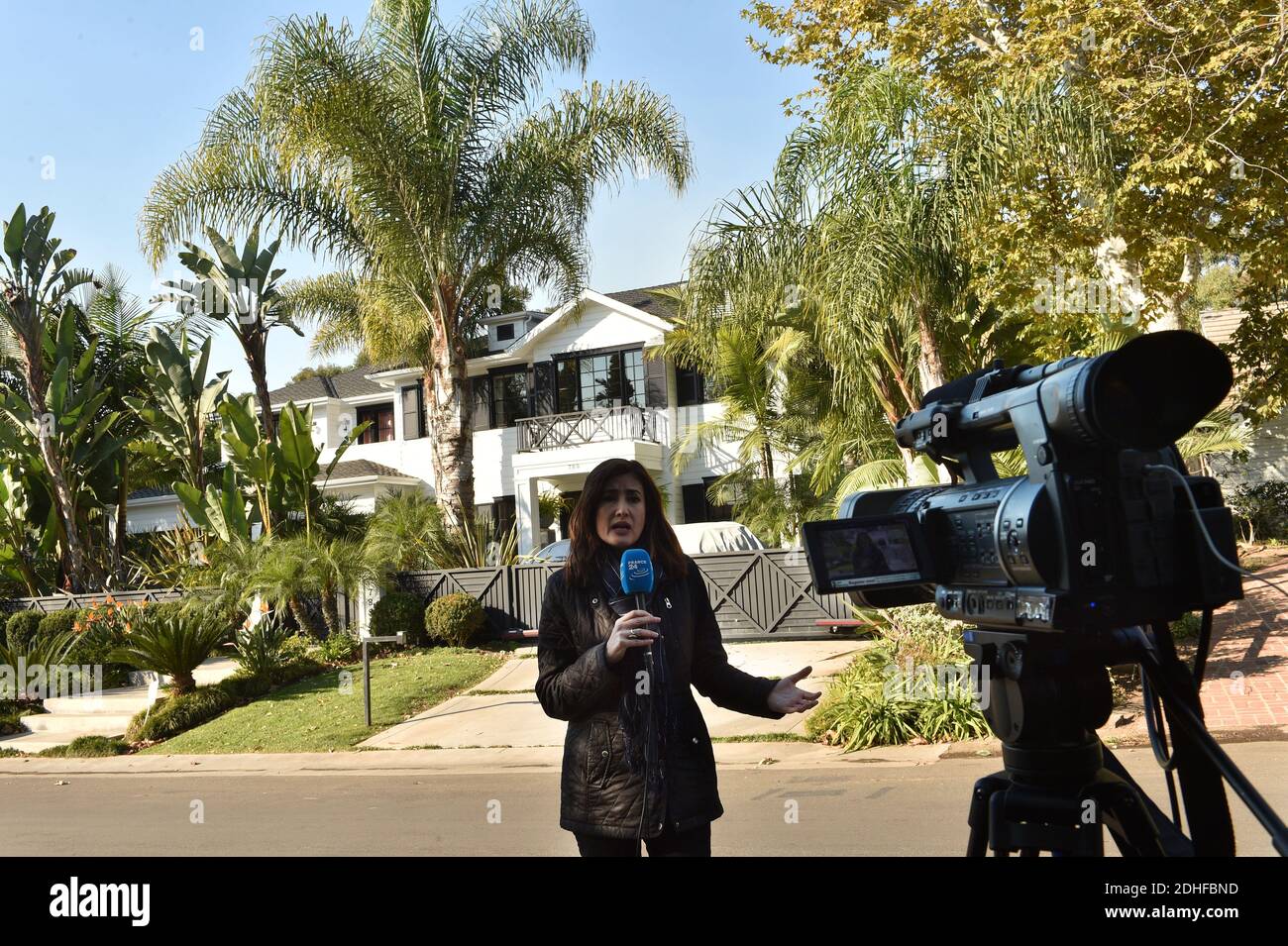 La maison de Los Angeles de l'icône française Johnny Hallyday qui est