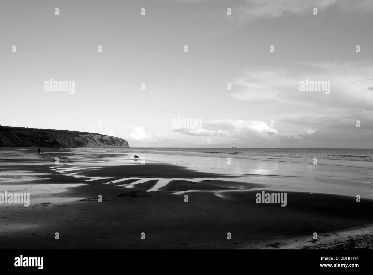 Vue de Compton Bay Isle of Wight Banque D'Images