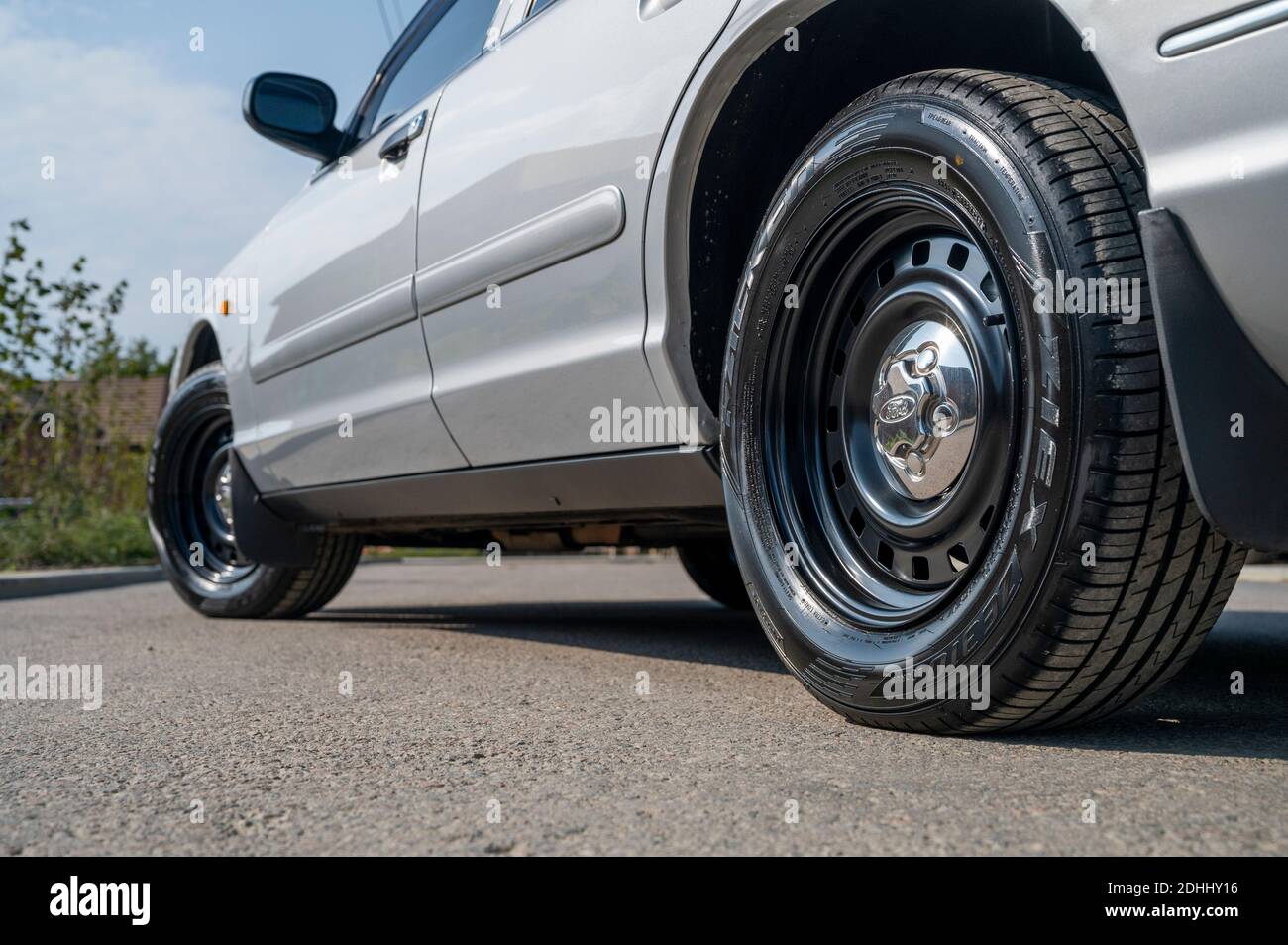 2002 Ford Crown Victoria P72 Gulf exporter modèle (P71 police Interceptor avec de beaux sièges) Panther plateforme berline Banque D'Images