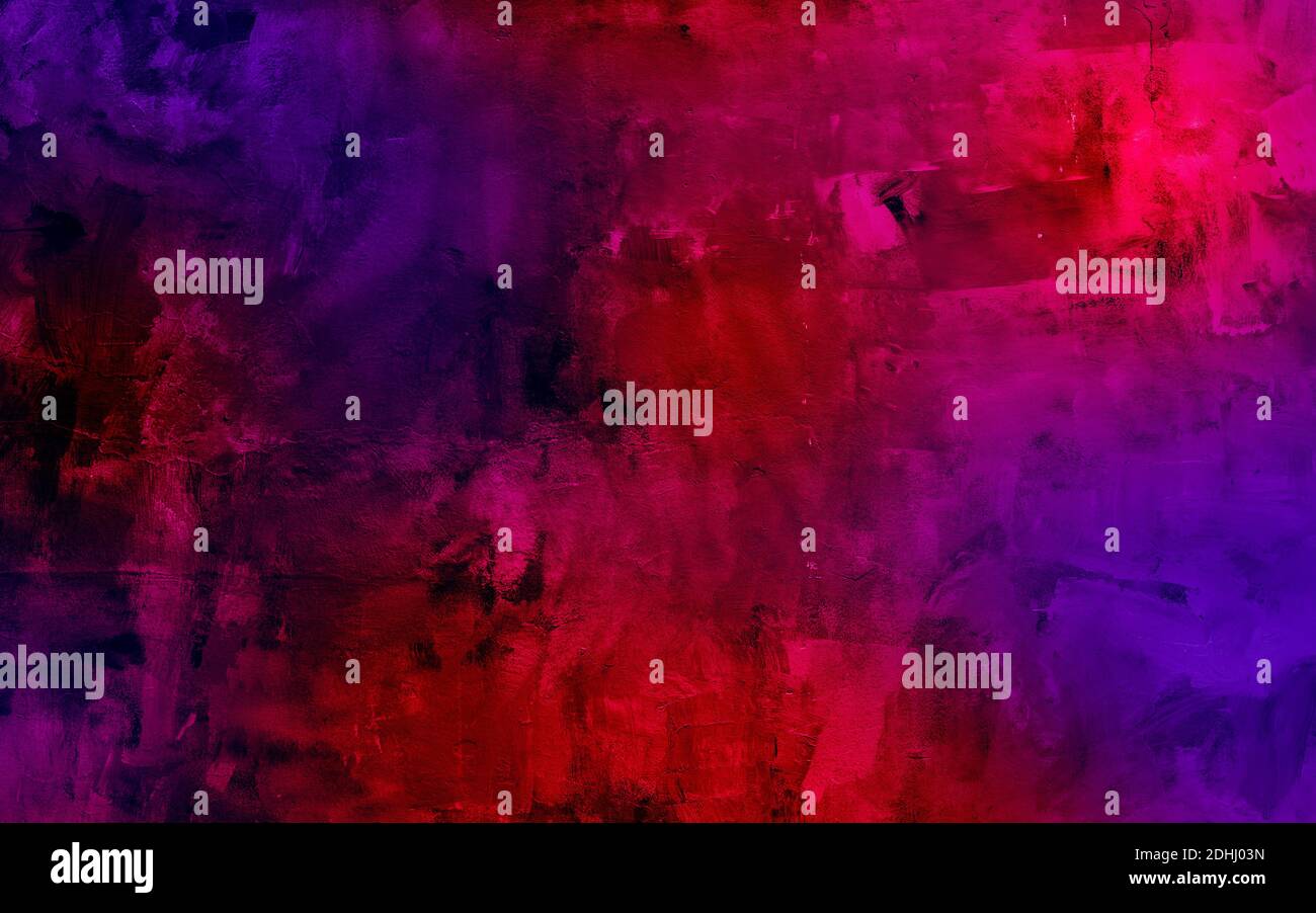 Texture grunge multicolore et lumineuse au néon. Copier l'espace pour la conception. Banque D'Images
