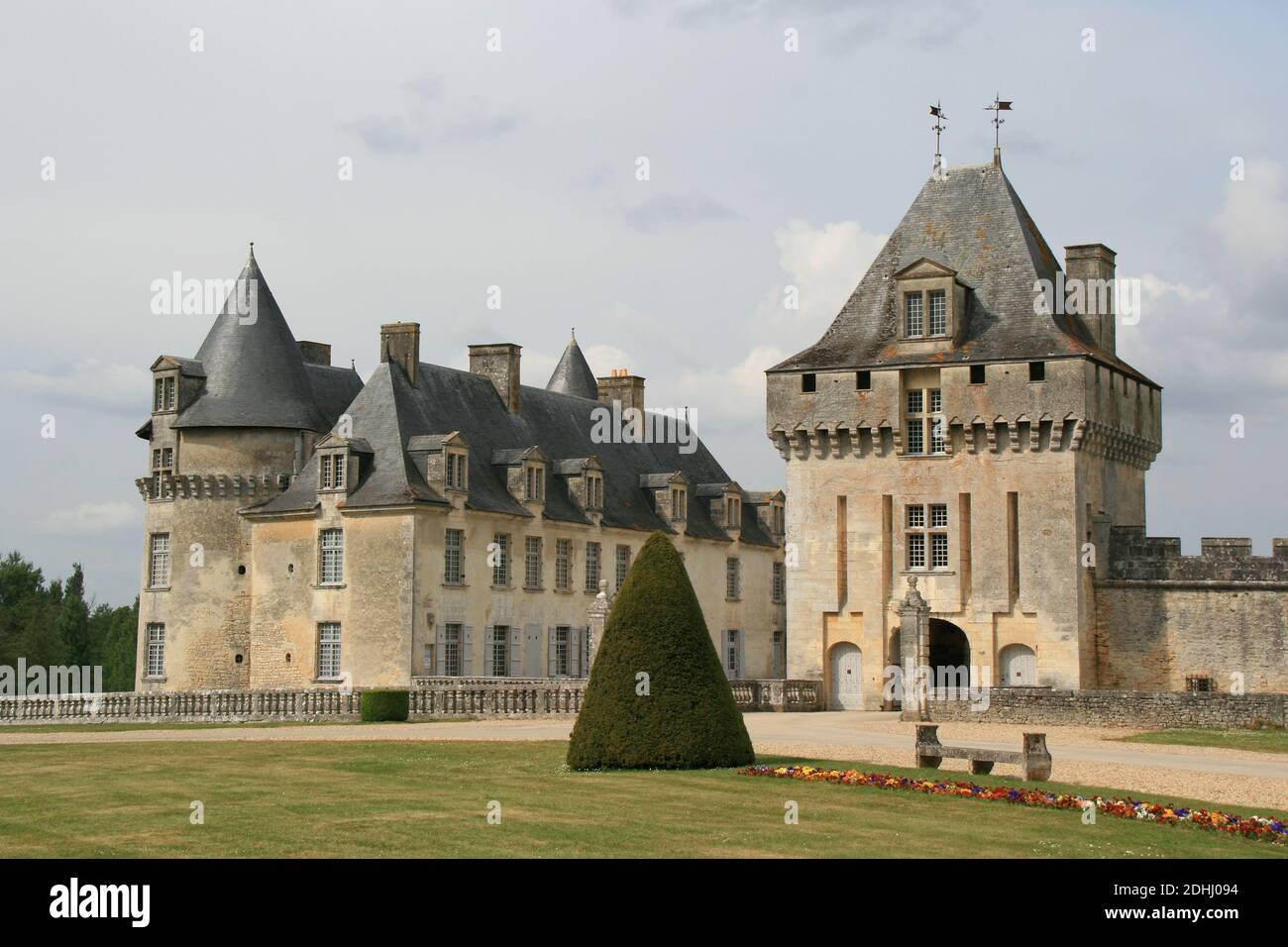 Château de la Roche-Courbon - Saint-Porchaire (29)ok8 - Copiein france Banque D'Images