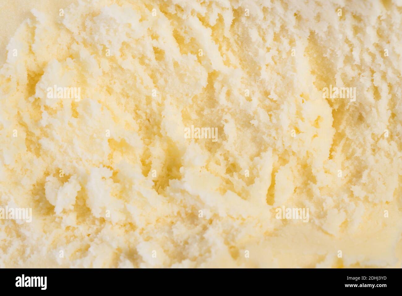 arrière-plans abstraits : surface de glace d'ananas fraîche (véritable glace comestible) Banque D'Images